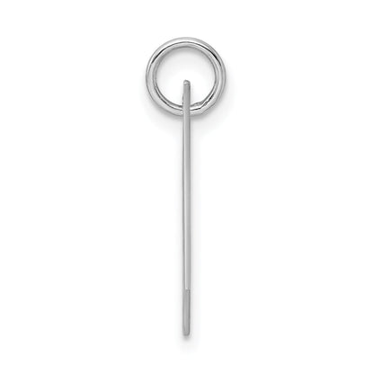 Sterlingsilber Rhodiniert Fantasie Schreibschrift Buchstabe H Initiale Charm