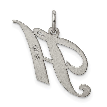 Sterlingsilber Rhodiniert Fantasie Schreibschrift Buchstabe H Initiale Charm