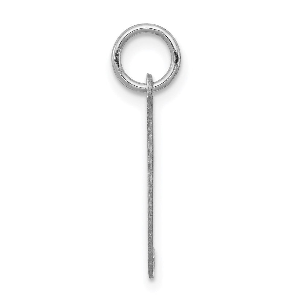 Sterlingsilber Rhodiniert Fantasie Schreibschrift Buchstabe J Initiale Charm