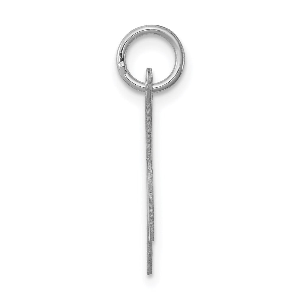 Sterlingsilber Rhodiniert Fantasie Schreibschrift Buchstabe K Initiale Charm
