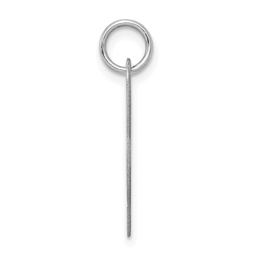 Sterlingsilber Rhodiniert Fantasie Schreibschrift Buchstabe L Initiale Charm