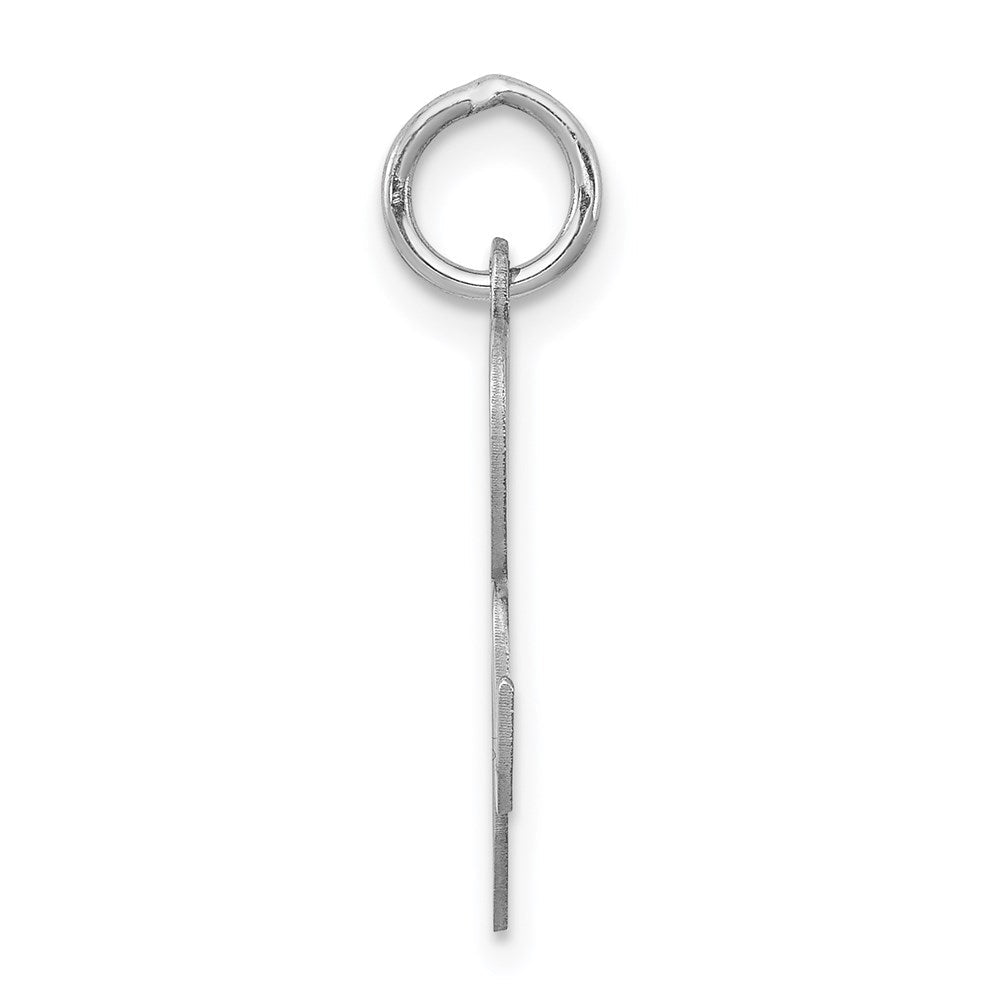 Sterlingsilber Rhodiniert Fantasie Schreibschrift Buchstabe R Initiale Charm