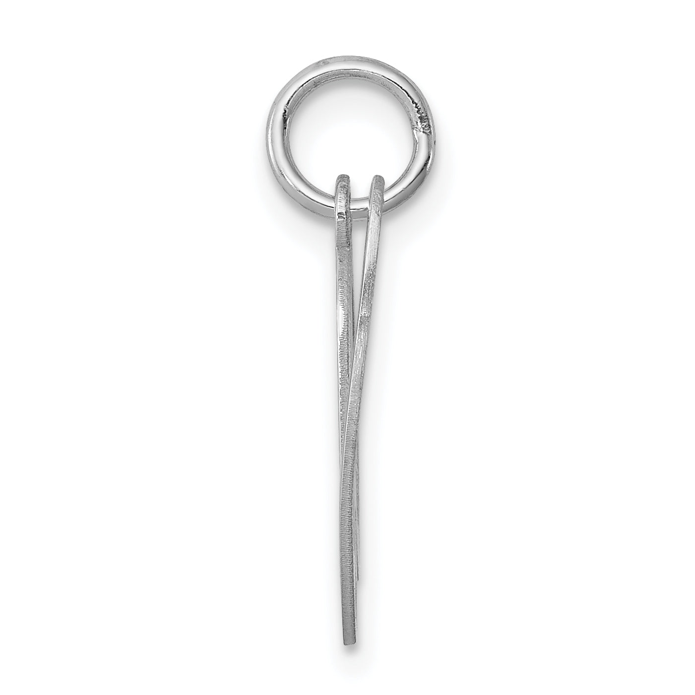 Sterlingsilber Rhodiniert Fantasie Schreibschrift Buchstabe V Initiale Charm