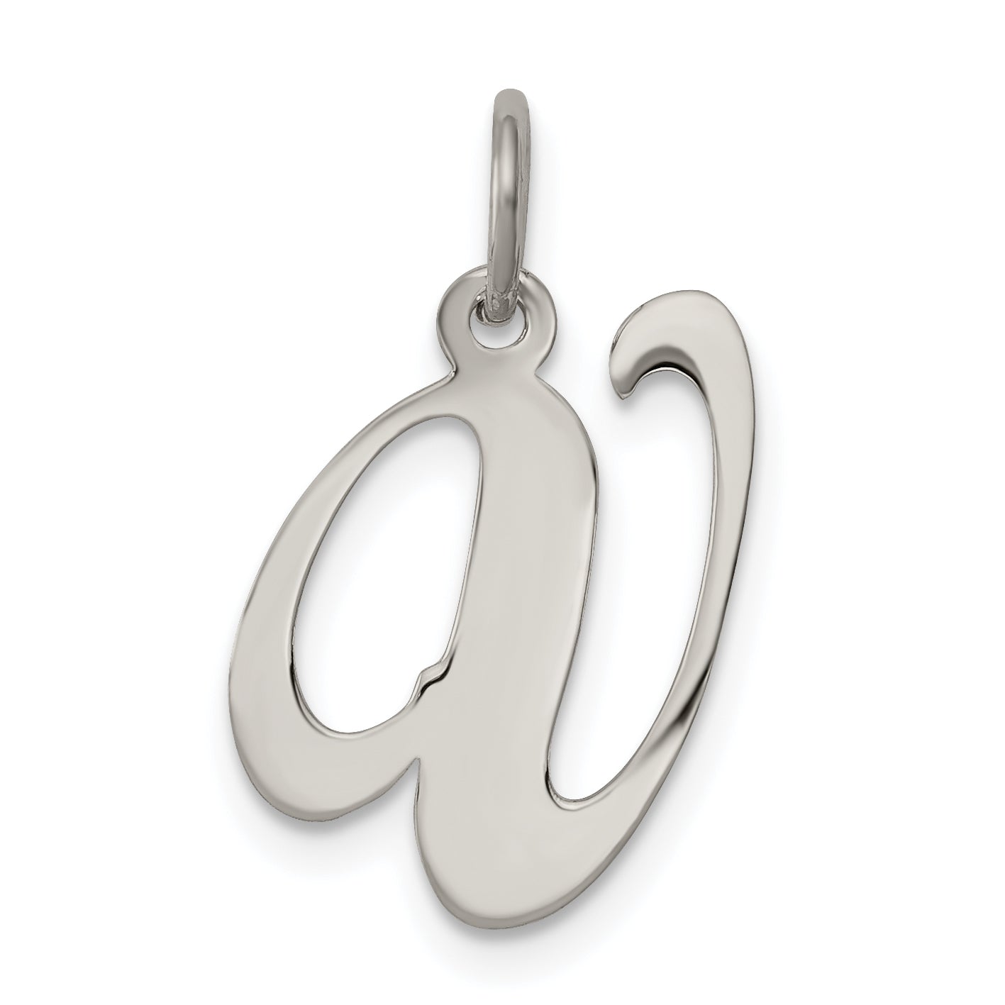 Sterlingsilber Rhodiniert Fantasie Schreibschrift Buchstabe V Initiale Charm