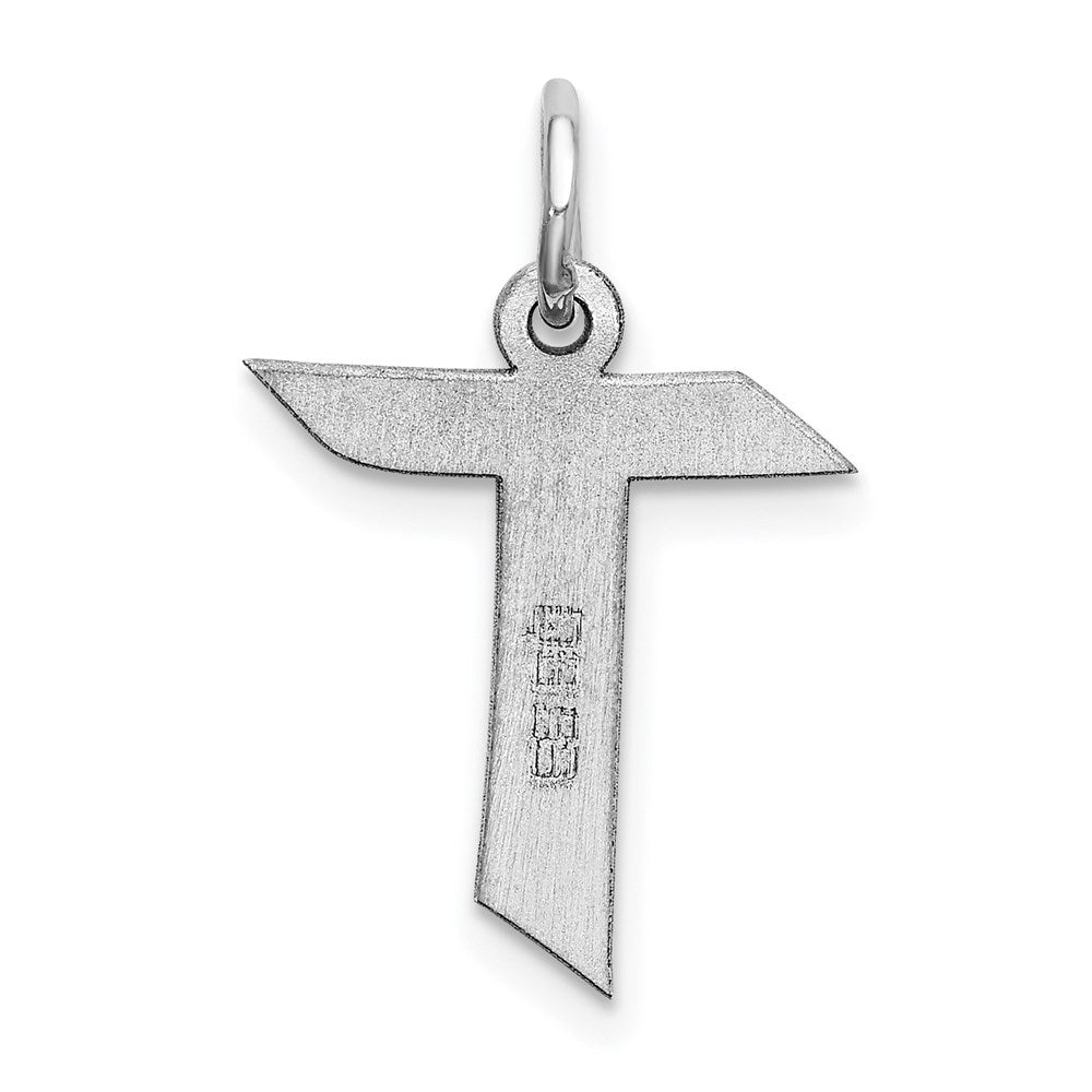 Sterlingsilber Rhodiniert Artisan Block Buchstabe R Initiale Charm