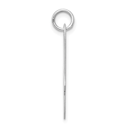 Sterlingsilber Rhodiniert Fantasie Schreibschrift Buchstabe A Initiale Charm
