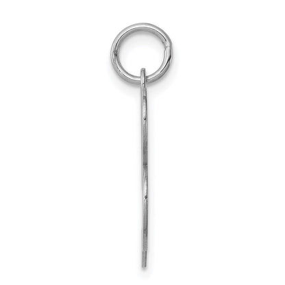 Sterlingsilber Rhodiniert Fantasie Schreibschrift Buchstabe B Initiale Charm
