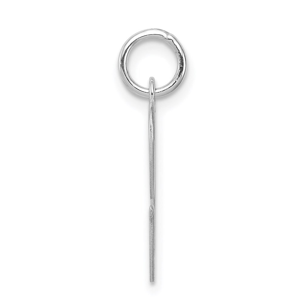 Sterlingsilber Rhodiniert Fantasie Schreibschrift Buchstabe C Initiale Charm