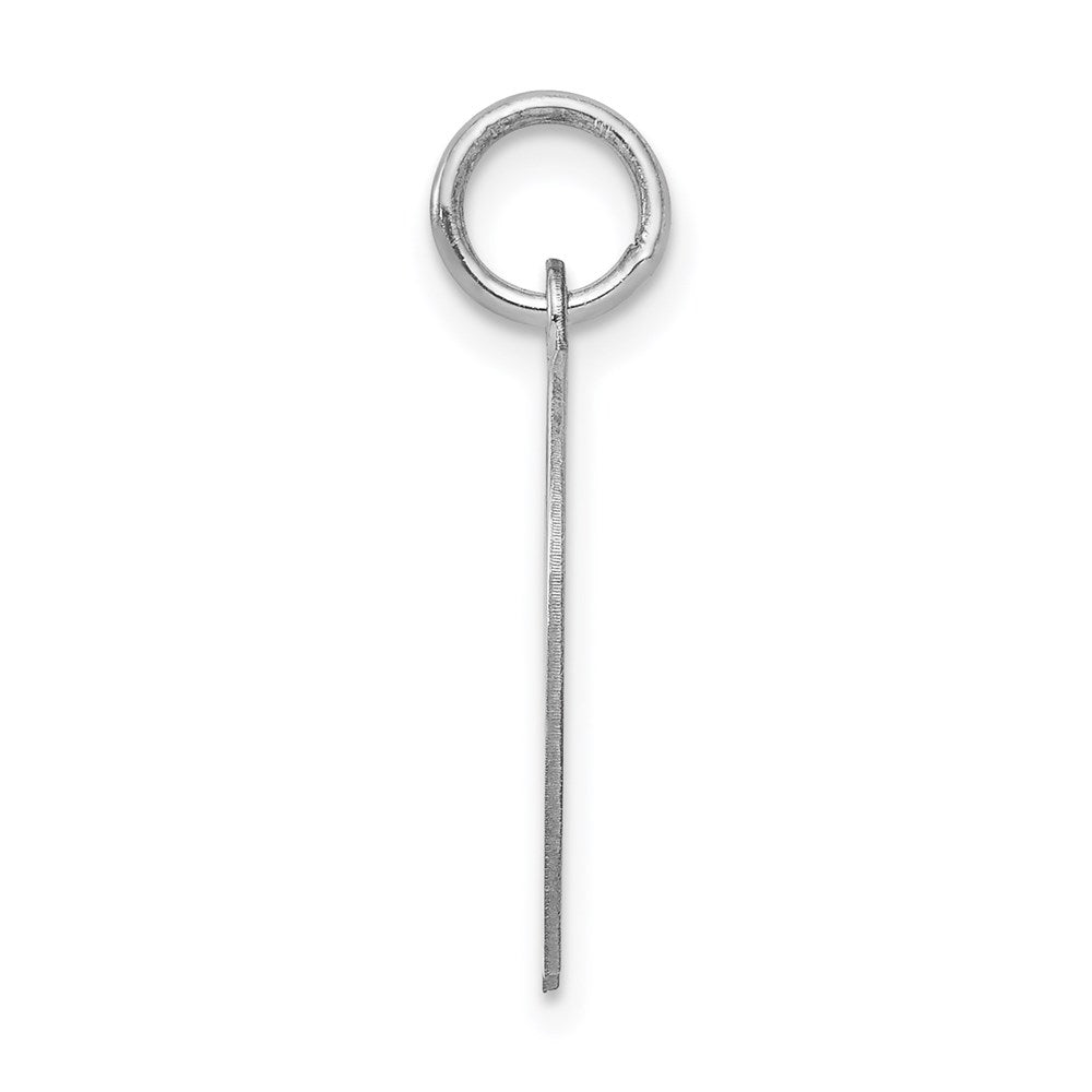 Sterlingsilber Rhodiniert Fantasie Schreibschrift Buchstabe D Initiale Charm