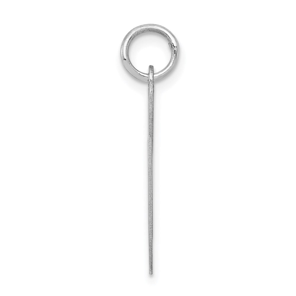 Sterlingsilber Rhodiniert Fantasie Schreibschrift Buchstabe G Initiale Charm