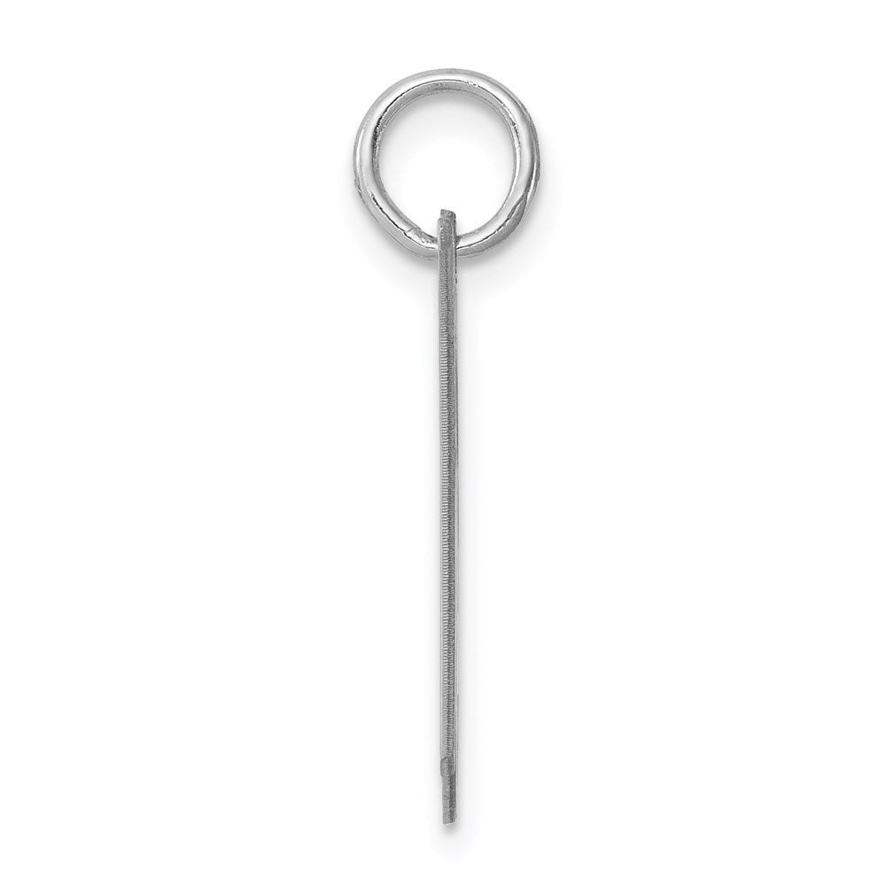 Sterlingsilber Rhodiniert Fantasie Schreibschrift Buchstabe H Initiale Charm