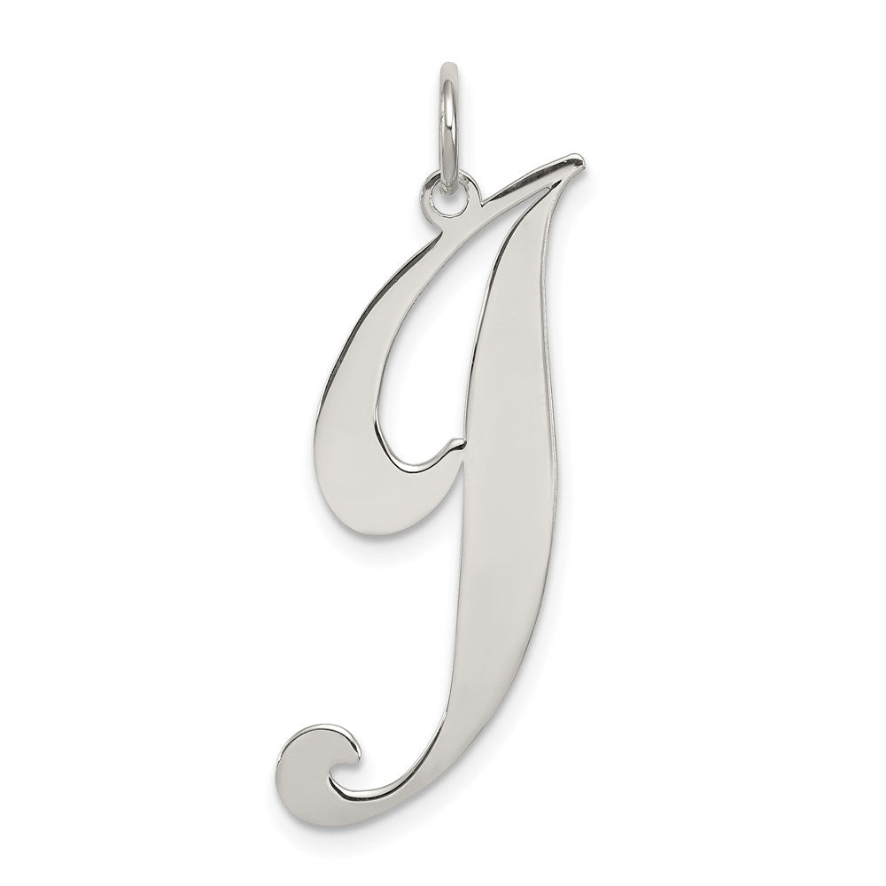 Sterlingsilber Rhodiniert Fantasie Schreibschrift Buchstabe J Initiale Charm