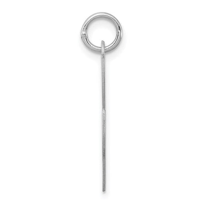 Sterlingsilber Rhodiniert Fantasie Schreibschrift Buchstabe L Initiale Charm