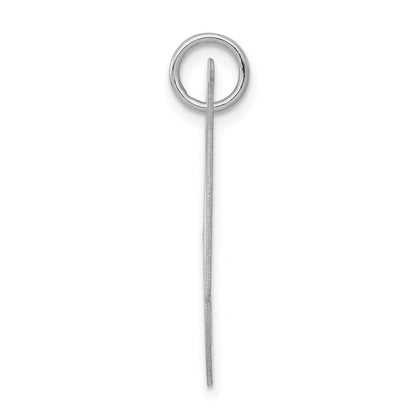 Sterlingsilber Rhodiniert Fantasie Schreibschrift Buchstabe N Initiale Charm