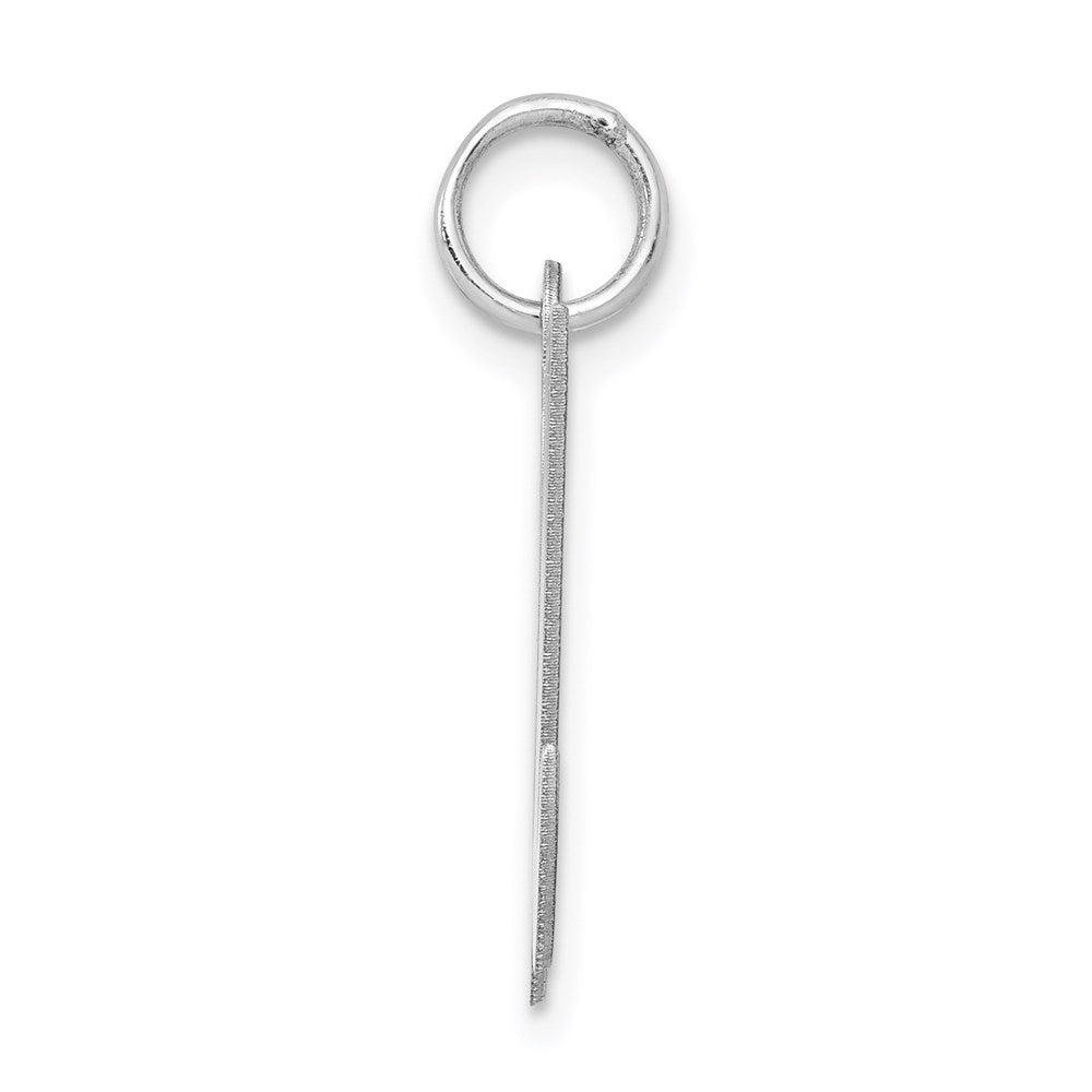 Sterlingsilber Rhodiniert Fantasie Schreibschrift Buchstabe U Initiale Charm