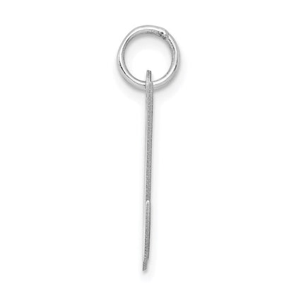 Sterlingsilber Rhodiniert Fantasie Schreibschrift Buchstabe U Initiale Charm
