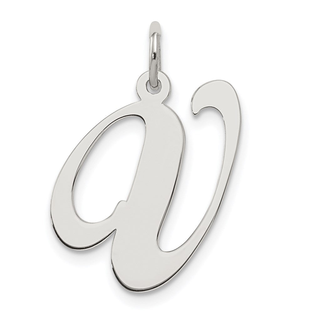 Sterlingsilber Rhodiniert Fantasie Schreibschrift Buchstabe V Initiale Charm