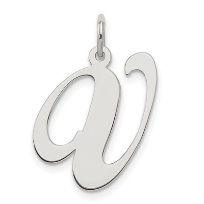 Sterlingsilber Rhodiniert Fantasie Schreibschrift Buchstabe V Initiale Charm