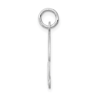 Sterlingsilber Rhodiniert Fantasie Schreibschrift Buchstabe Z Initiale Charm