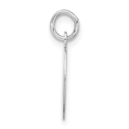 Sterlingsilber Blase Block Initiale D Charm