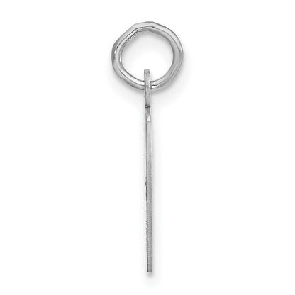Sterlingsilber Blase Block Initiale F Charm