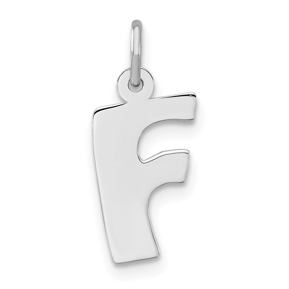 Sterlingsilber Blase Block Initiale F Charm