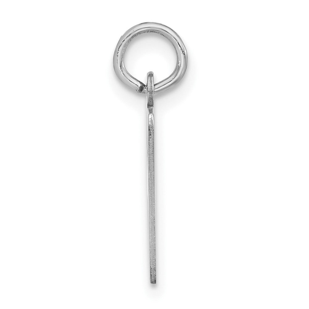 Sterlingsilber Poliert Blase Block Initiale H Charm