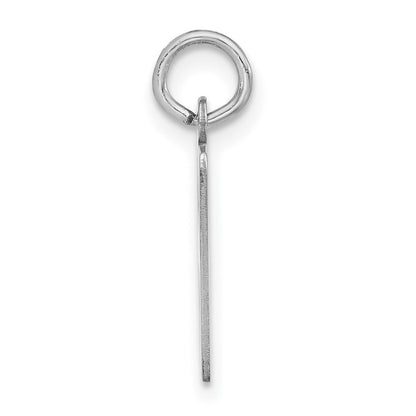 Sterlingsilber Poliert Blase Block Initiale H Charm