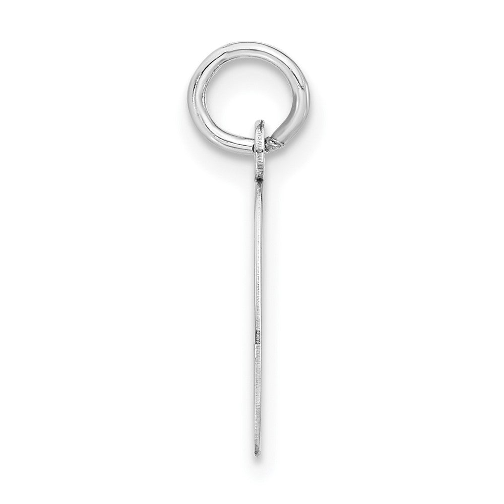 Sterlingsilber Blase Block Initiale O Charm