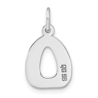 Sterlingsilber Blase Block Initiale O Charm