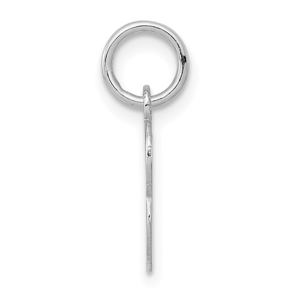 Sterlingsilber Rhodiniert Buchstabe B Initiale Charm