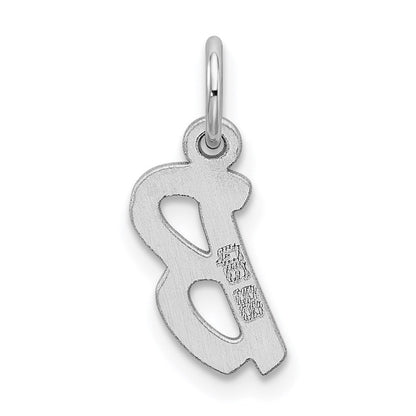 Sterlingsilber Rhodiniert Buchstabe B Initiale Charm
