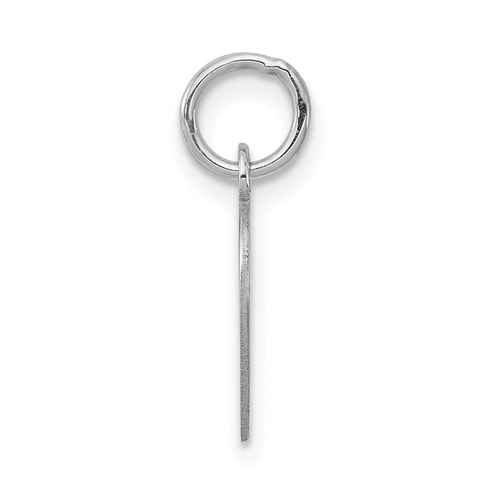 Sterlingsilber Rhodiniert Buchstabe D Initiale Charm