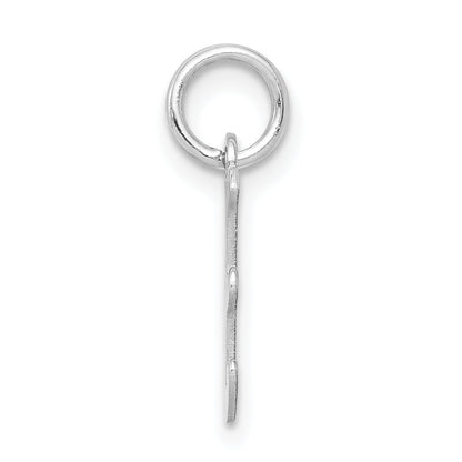 Sterlingsilber Rhodiniert Buchstabe E Initiale Charm