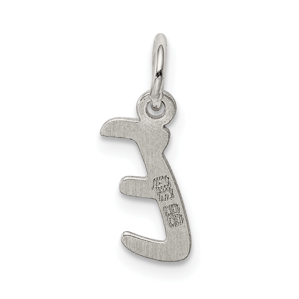 Sterlingsilber Rhodiniert Buchstabe E Initiale Charm