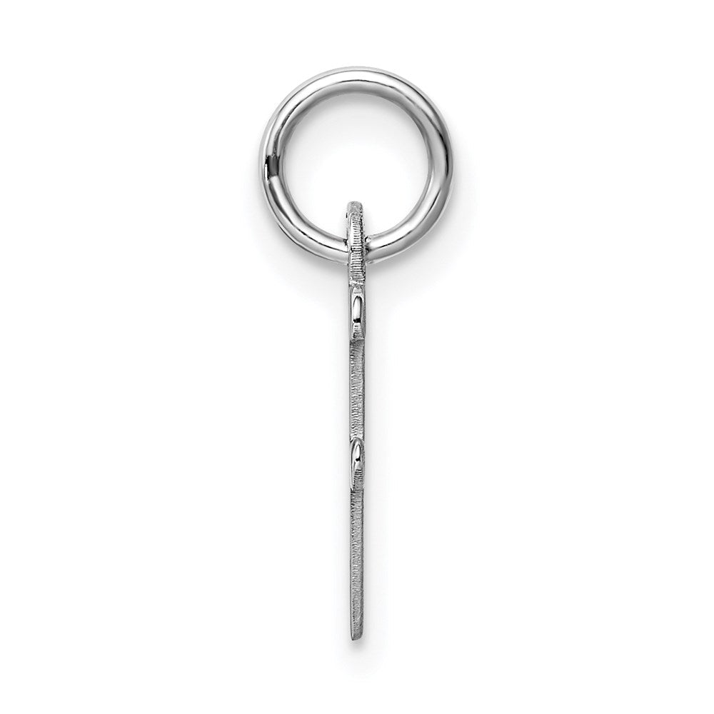 Sterlingsilber Rhodiniert Buchstabe F Initiale Charm