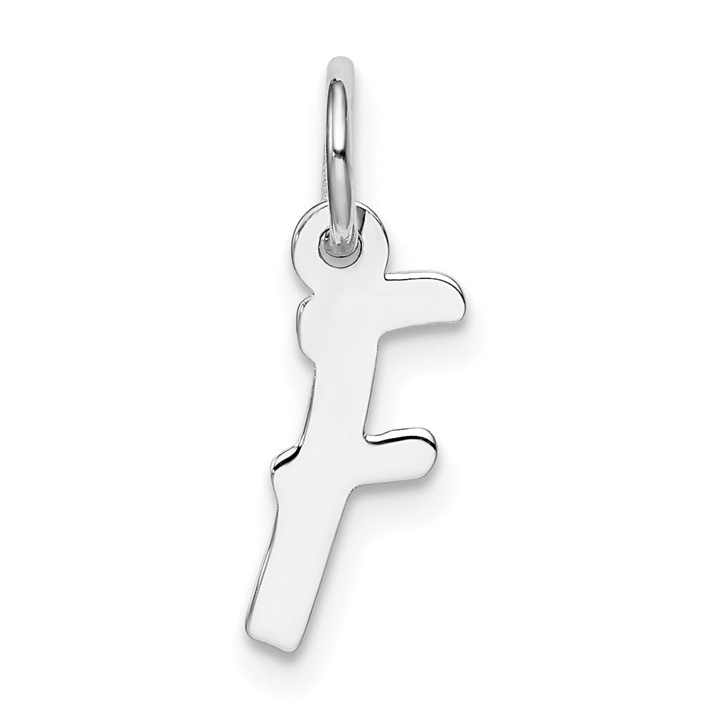Sterlingsilber Rhodiniert Buchstabe F Initiale Charm