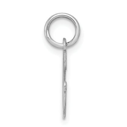 Sterlingsilber Rhodiniert Buchstabe G Initiale Charm