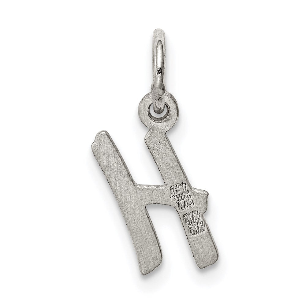 Sterlingsilber Rhodiniert Buchstabe H Initiale Charm
