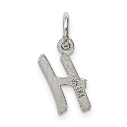 Sterlingsilber Rhodiniert Buchstabe H Initiale Charm