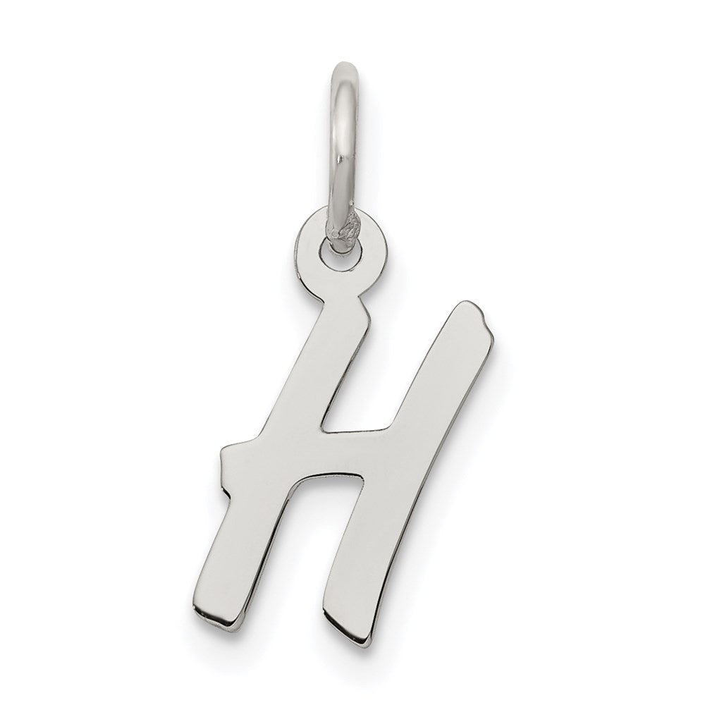 Sterlingsilber Rhodiniert Buchstabe H Initiale Charm