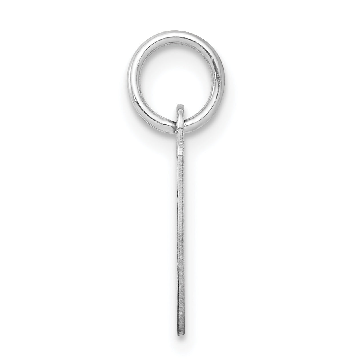 Sterlingsilber Rhodiniert Buchstabe I Initiale Charm