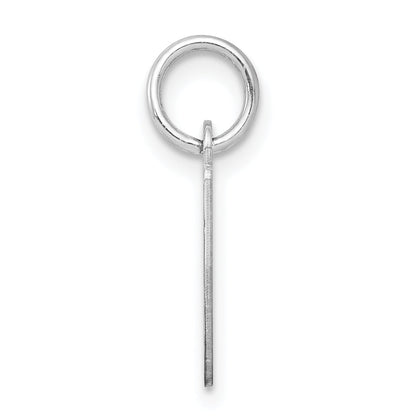 Sterlingsilber Rhodiniert Buchstabe I Initiale Charm