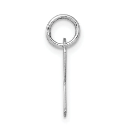 Sterlingsilber Rhodiniert Buchstabe K Initiale Charm