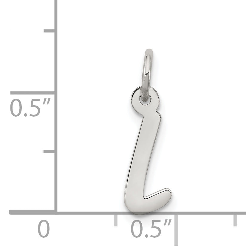 Sterlingsilber Rhodiniert Buchstabe L Initiale Charm