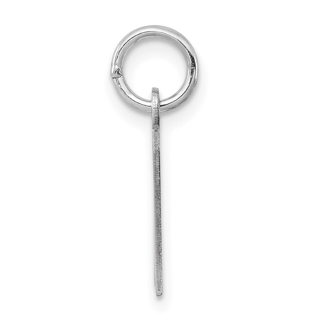 Sterlingsilber Rhodiniert Buchstabe M Initiale Charm