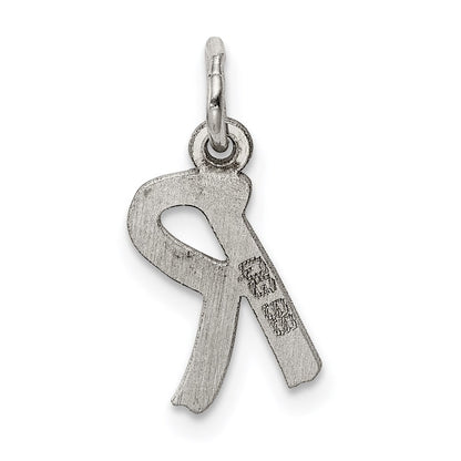 Sterlingsilber Rhodiniert Buchstabe R Initiale Charm