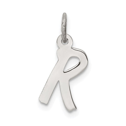 Sterlingsilber Rhodiniert Buchstabe R Initiale Charm