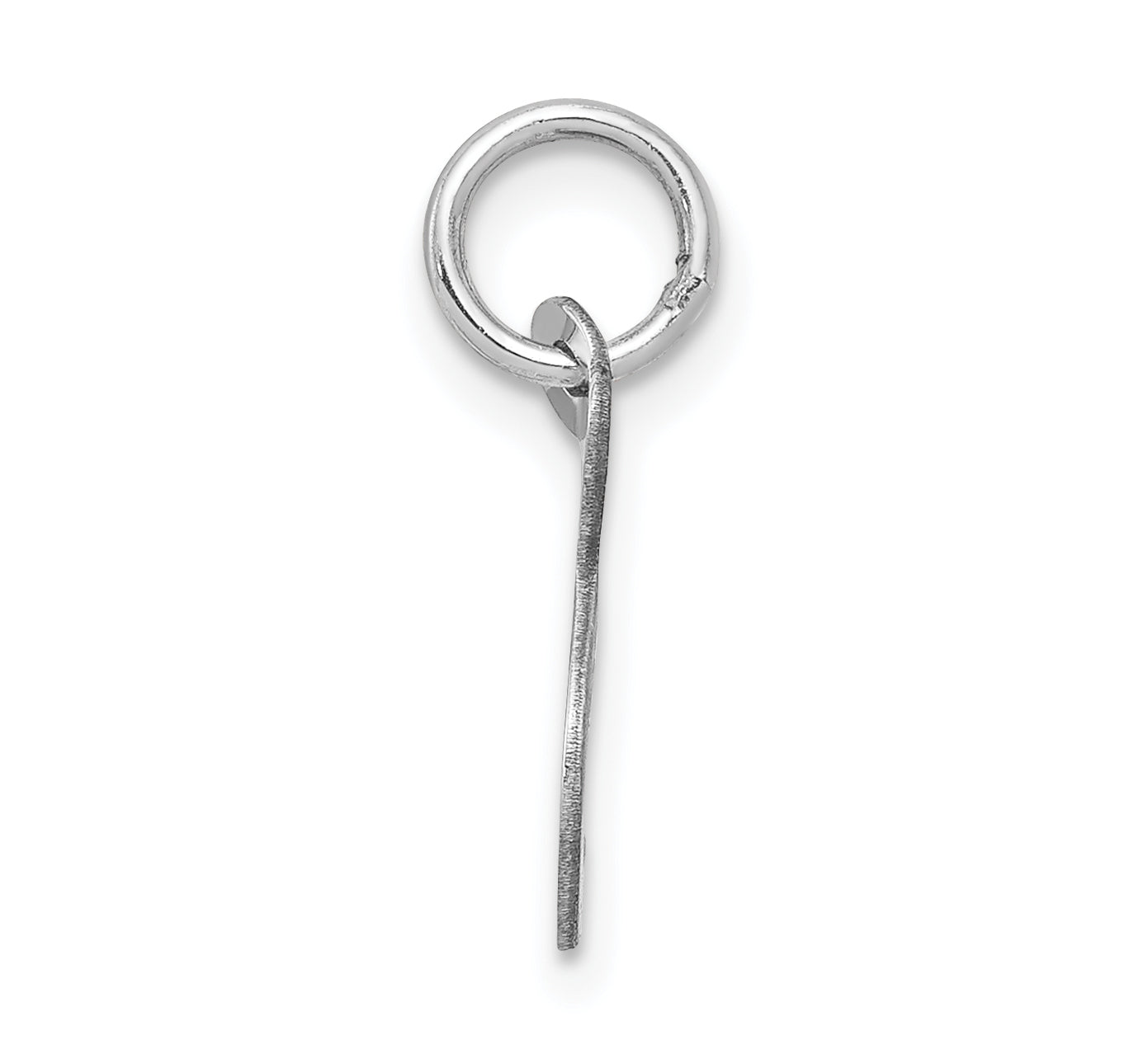 Sterlingsilber Rhodiniert Buchstabe S Initiale Charm