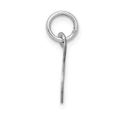Sterlingsilber Rhodiniert Buchstabe S Initiale Charm
